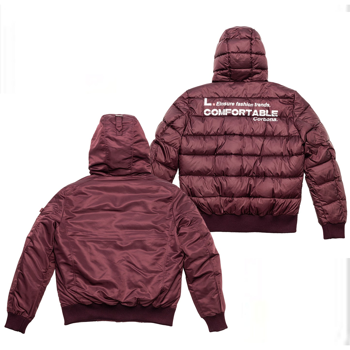 Double-sided Wearing Military Padded Bomber Jacket