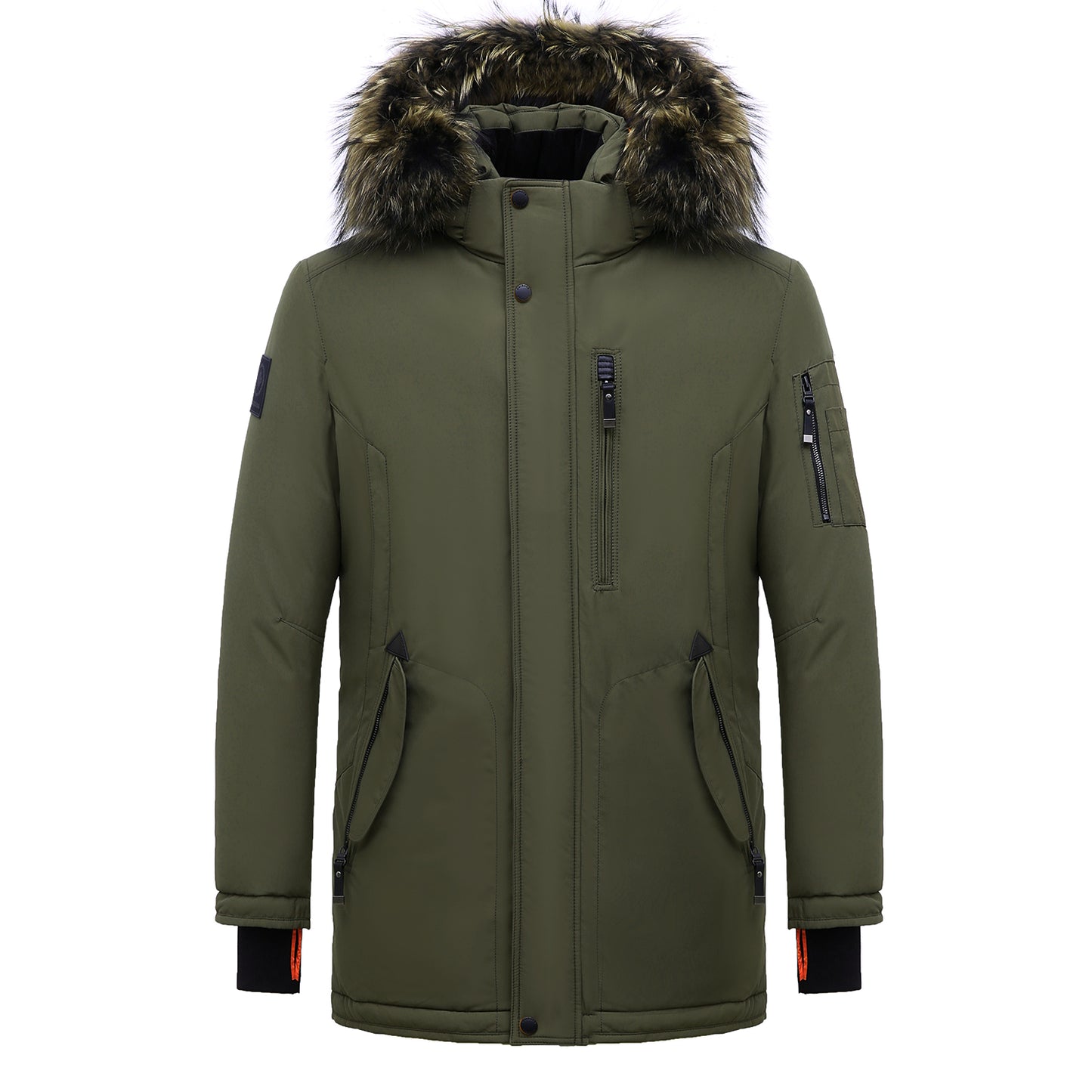 Urban Explorer All-Weather Hooded Parka With Built-in Thermometer