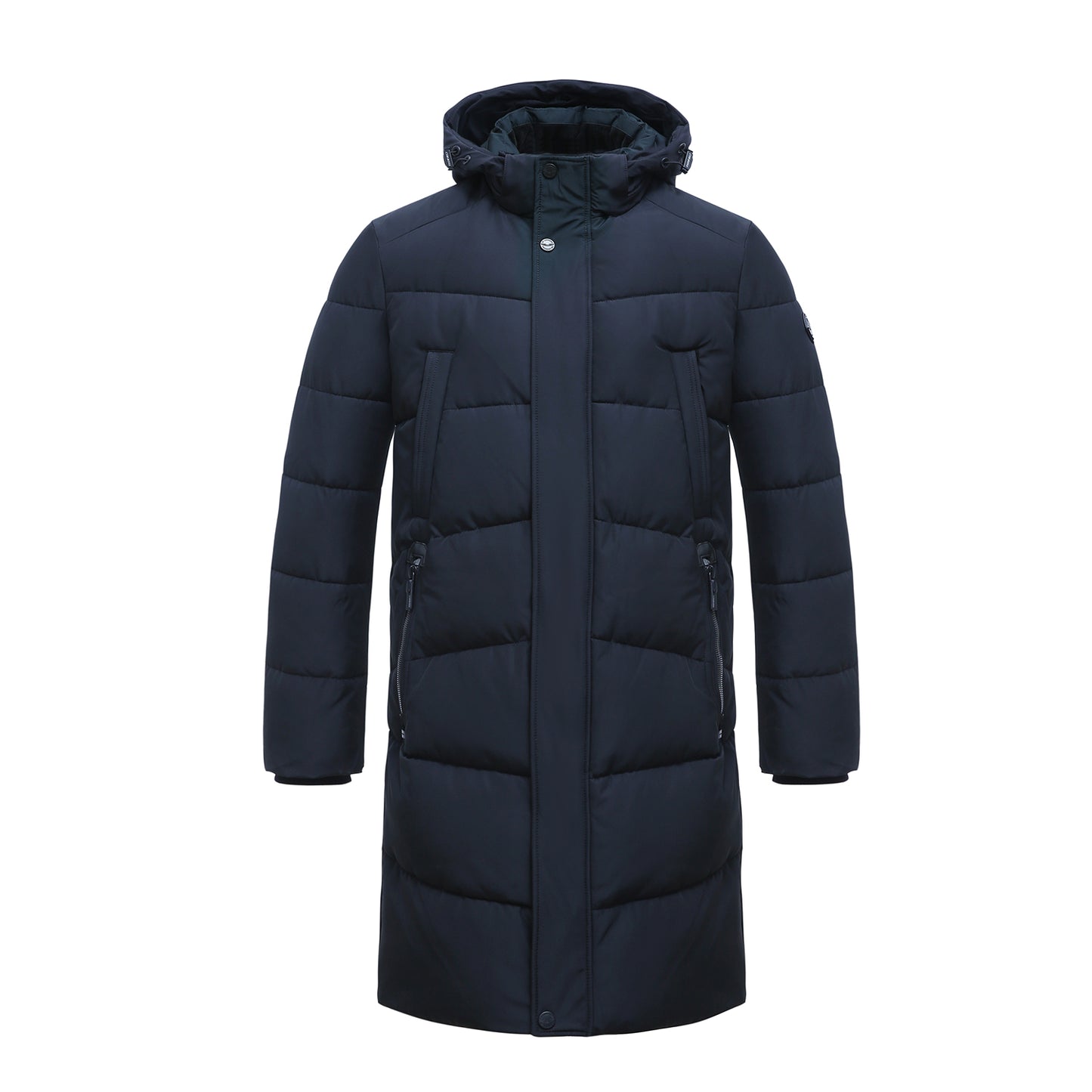 Long Padded Everyday Essentials Detachable Hooded Jacket