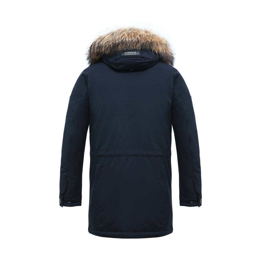 Long Padded Arctic Casual Detachable Hooded Insulated Jacket