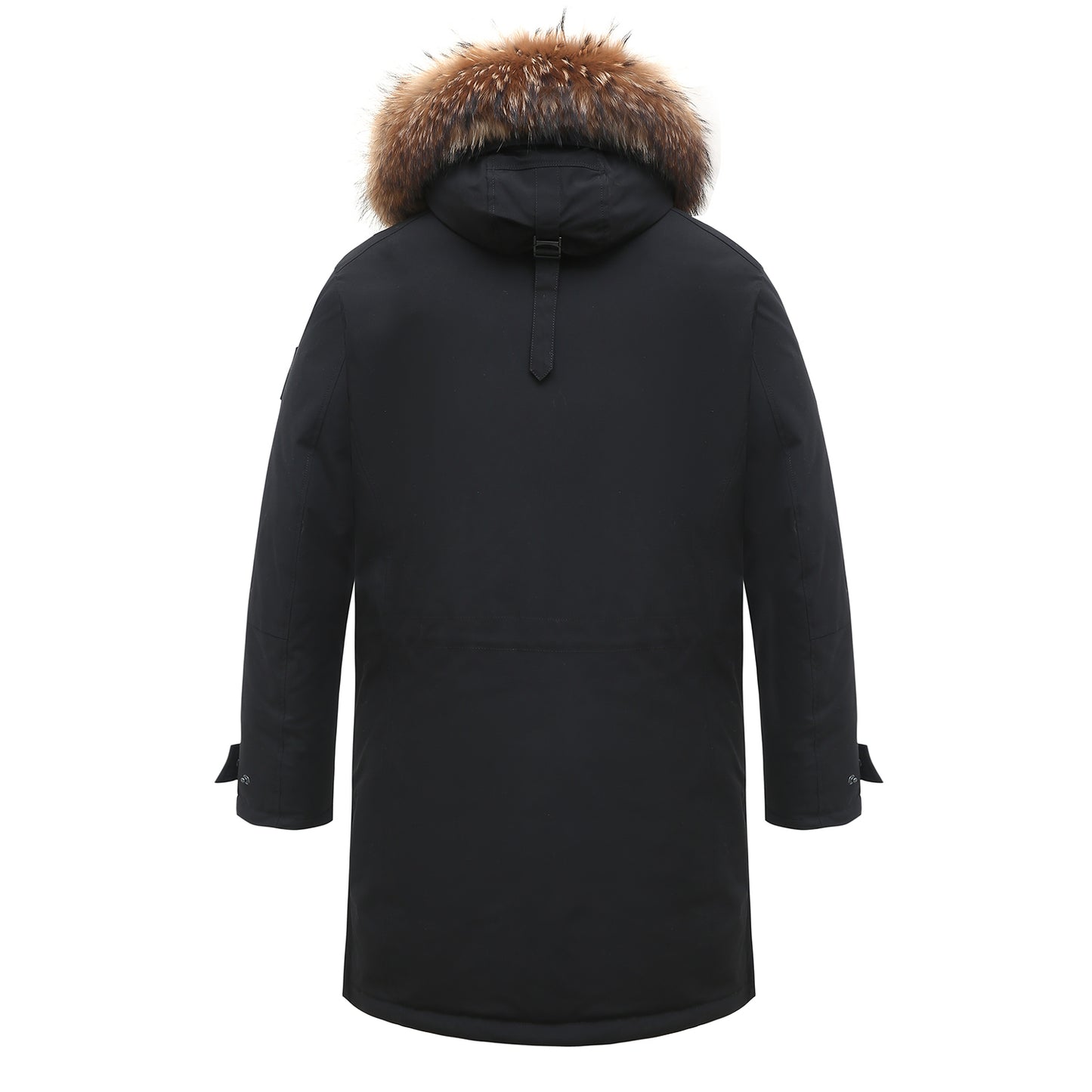 Long Padded Arctic Explorer Fur-Lined Winter Jacket