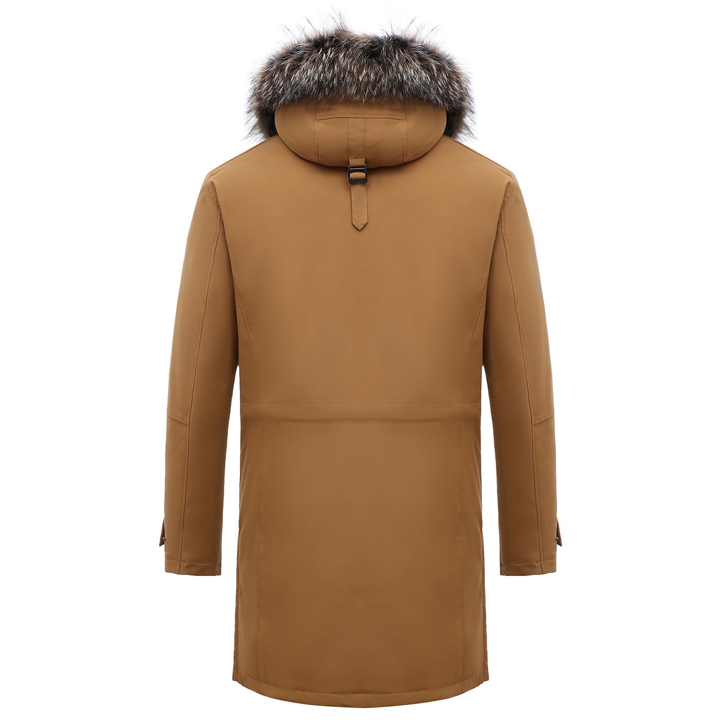 Long Padded Arctic Explorer Fur-Lined Winter Jacket