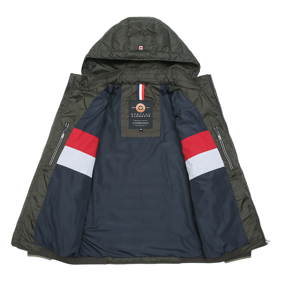 Lightweight Wind Resistant Detachable Hooded Jacket
