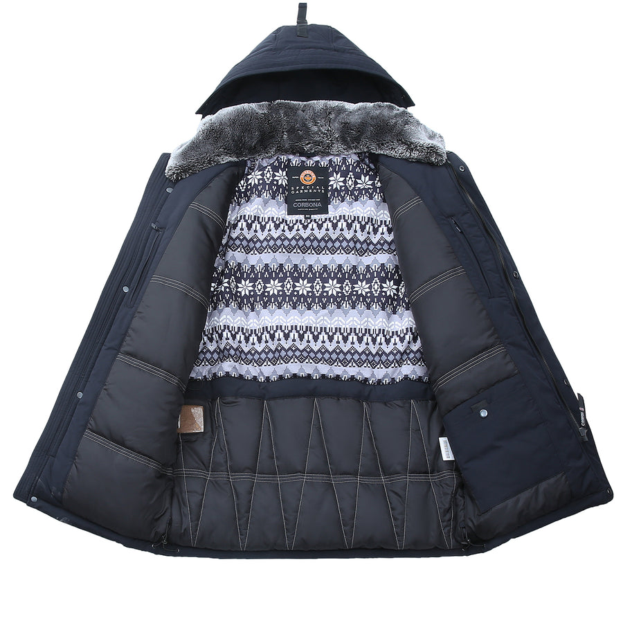 All-Weather Versatile Classic Detachable Hooded Jacket