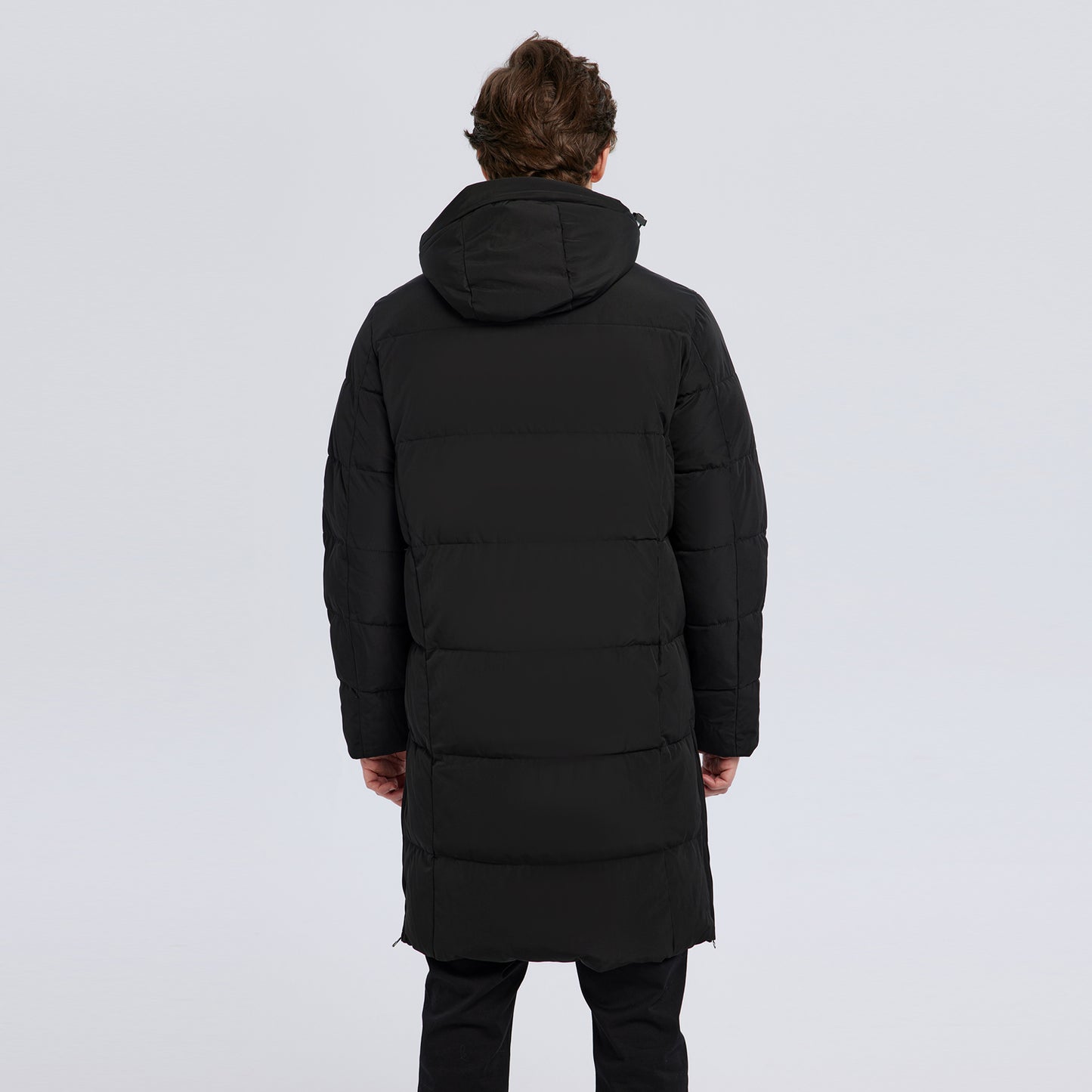 Long Padded Everyday Essentials Detachable Hooded Jacket