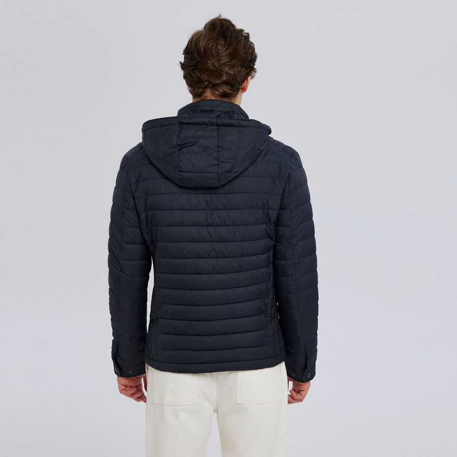 Detachable-hooded Jacket with Secured Zipper Pockets