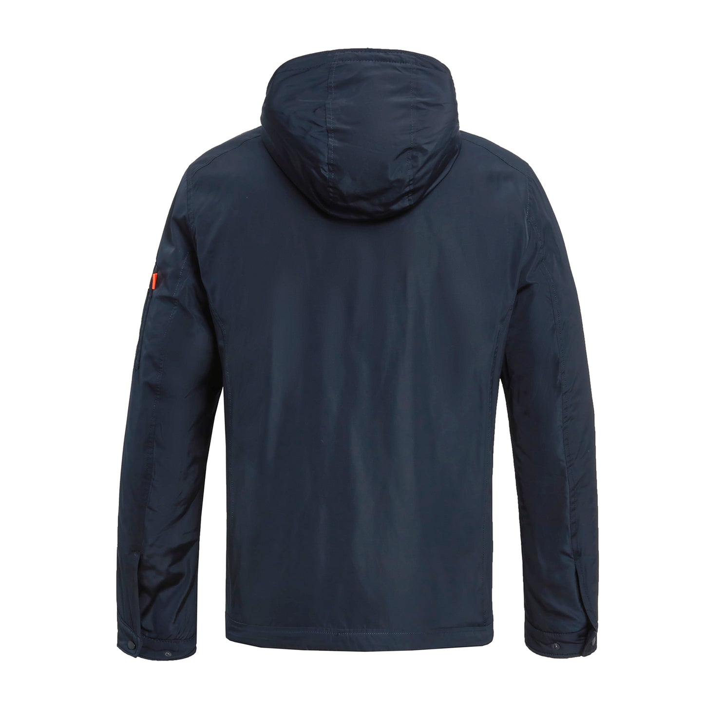 Detachable-Hooded Water And Wind Resistant Jacket