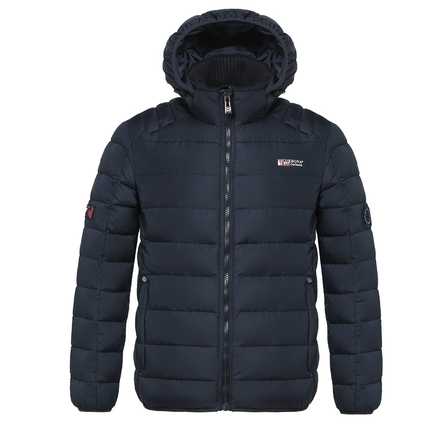 Ultra Hooded Logo Insulated Puffer Jacket(Regular&Plus Size)