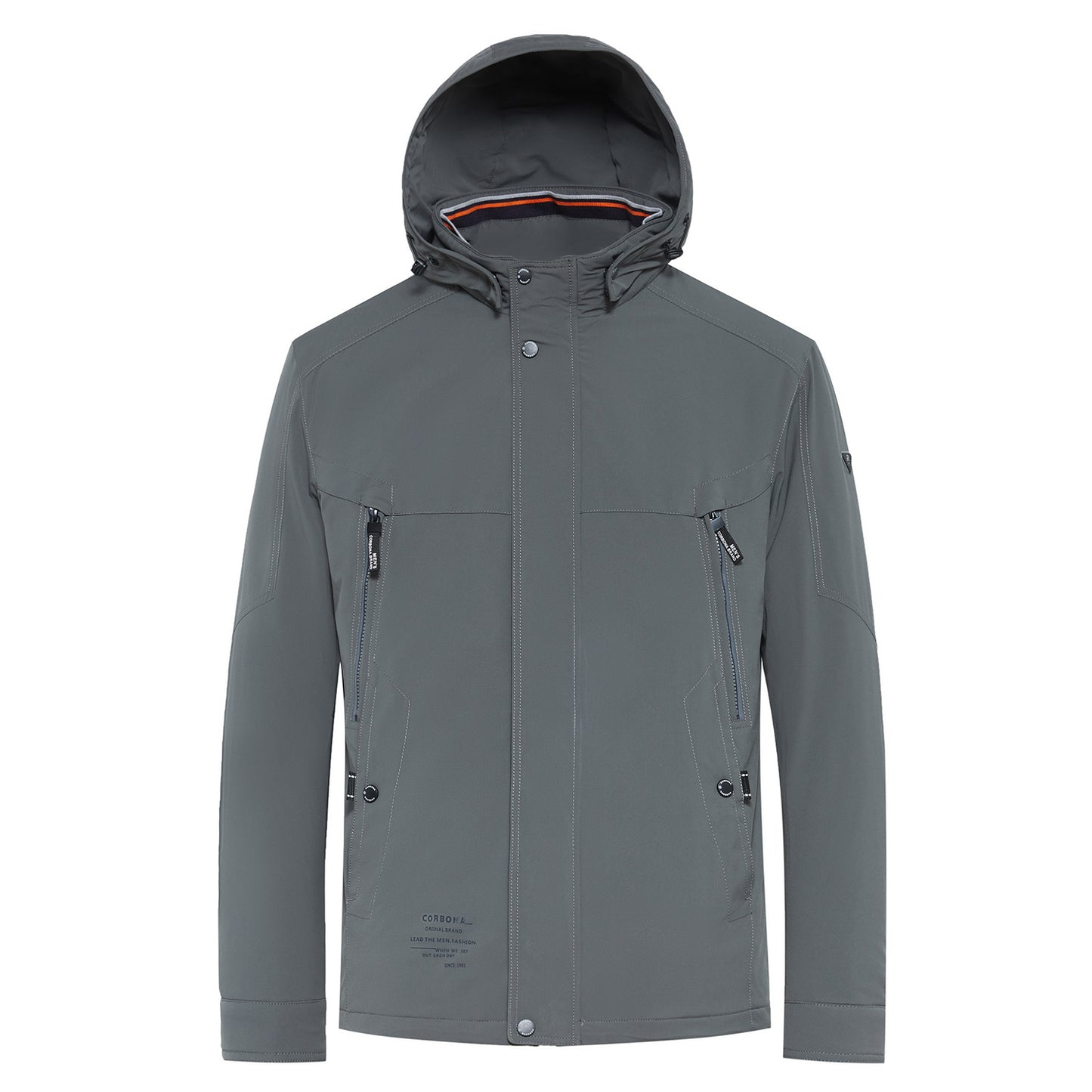 Detachable-Hooded Loose Fit Insulated Climbing Jacket