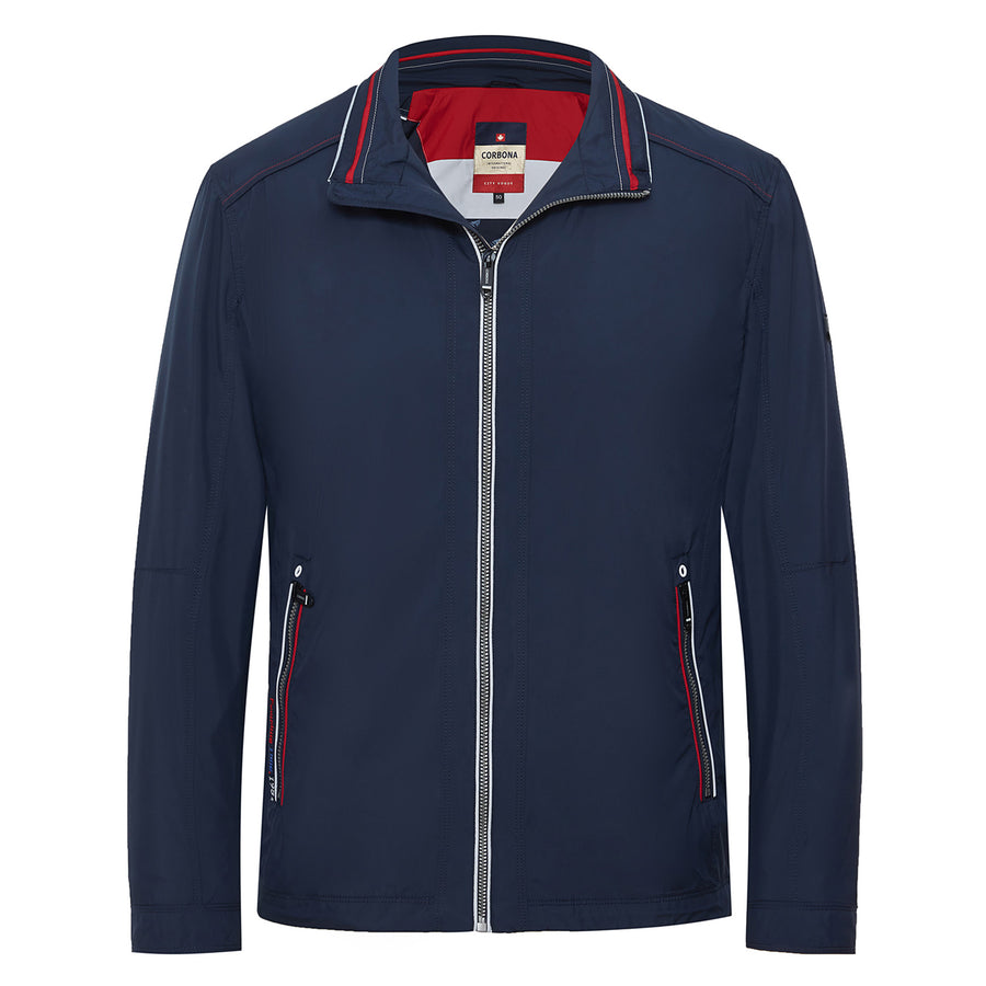 Classic Sailing Syle Stand Collar Soft Shell Jacket