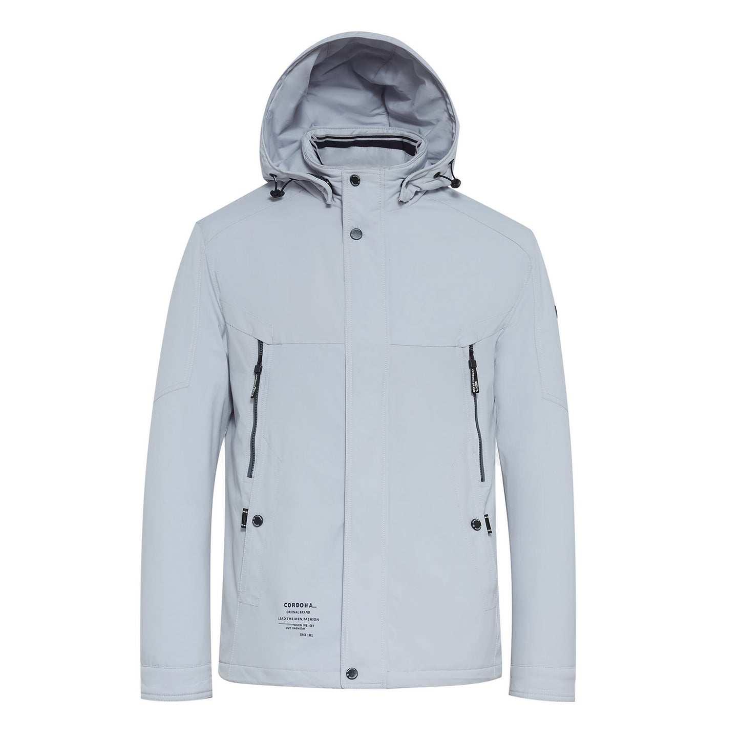 Detachable-Hooded Loose Fit Insulated Climbing Jacket