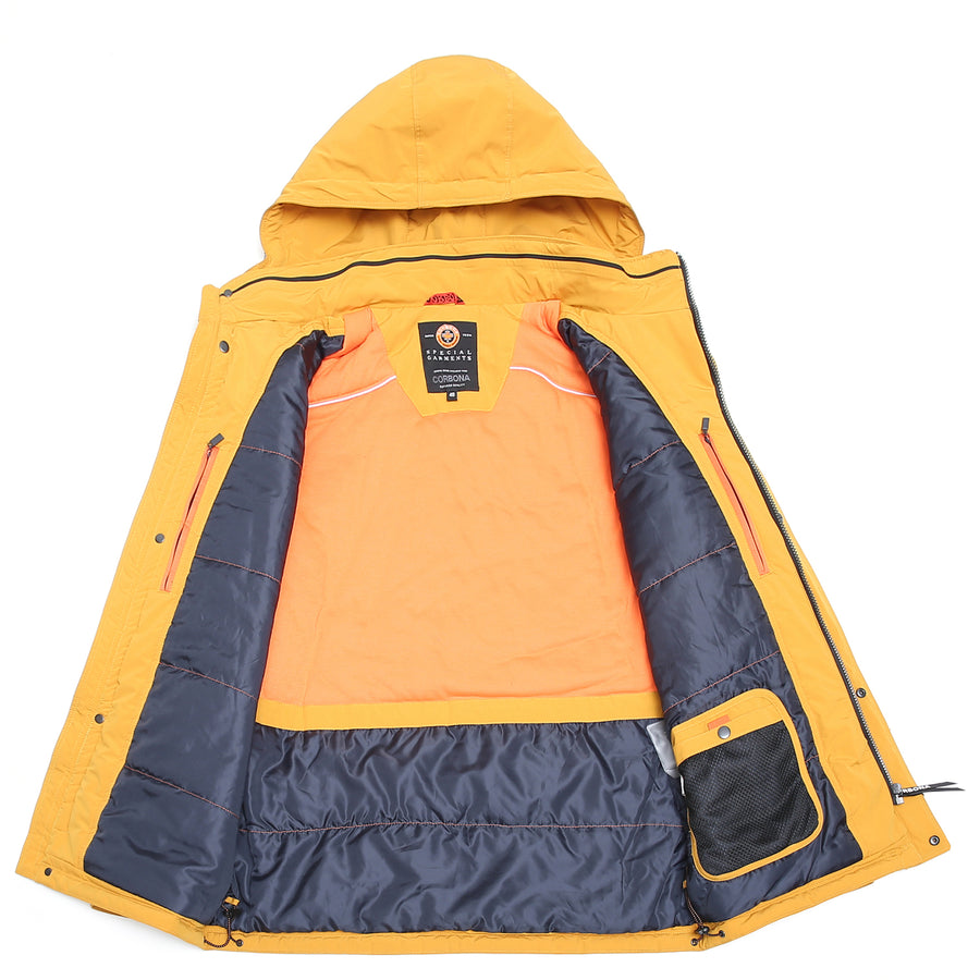 Куртка с защитой от атмосферных воздействий на открытом воздухе с изоляцией из ленты