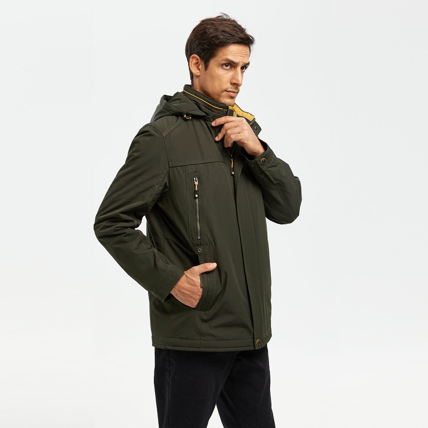 Classic Stand Collar Climbing Insulated Jacket