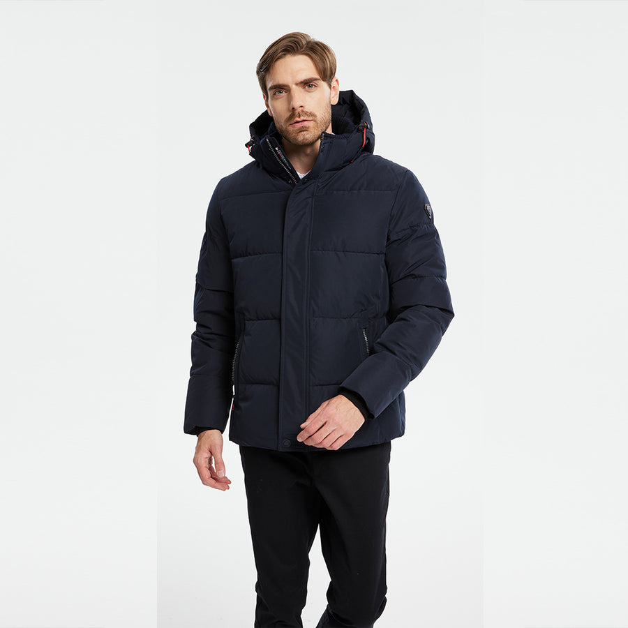 Essential Detachable-Hooded Padded Jacket