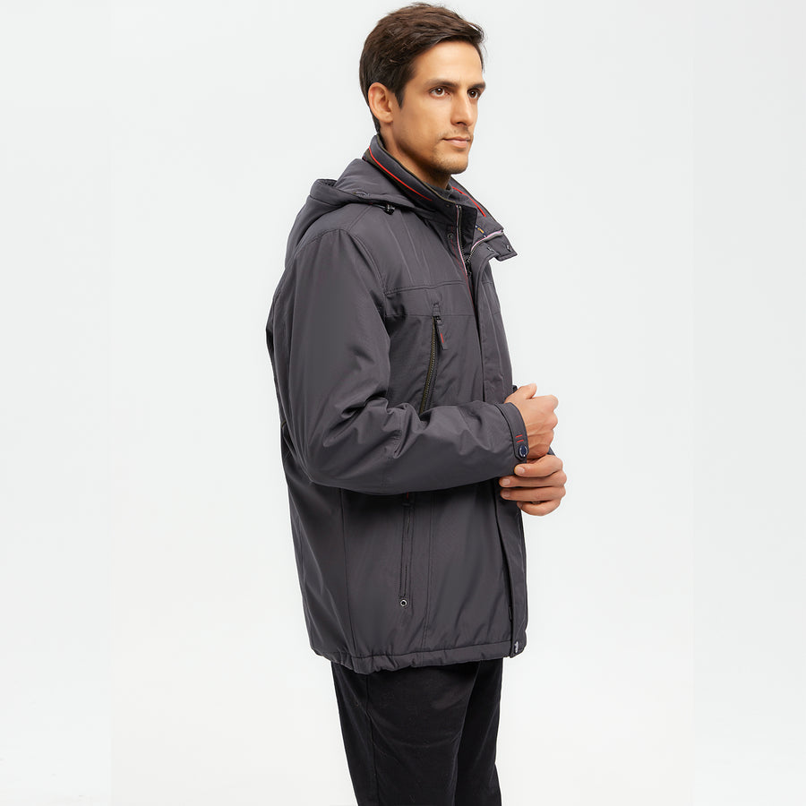 Hooded Insulated Active Jacket