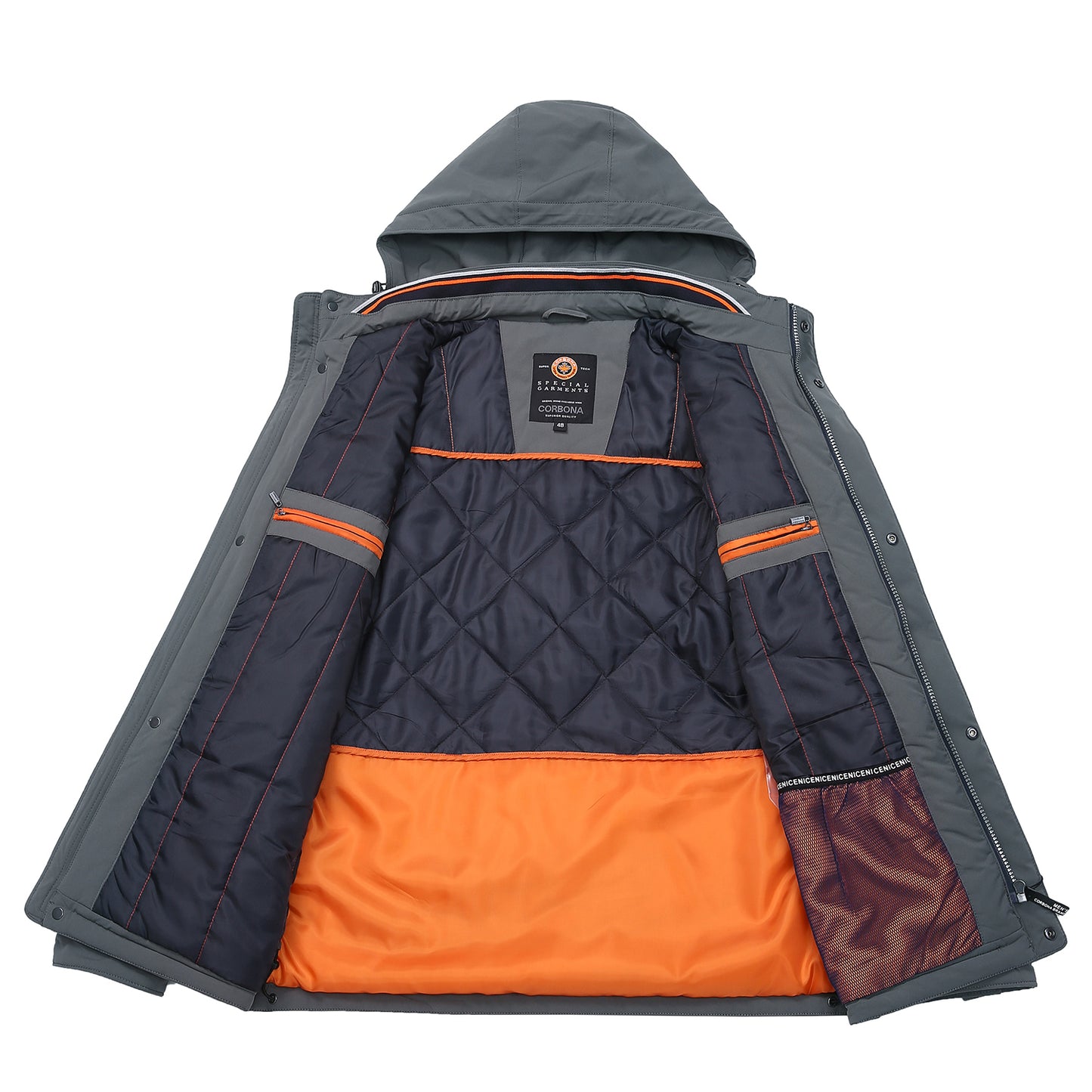 Multi-pockets Thickened Insulated Jacket