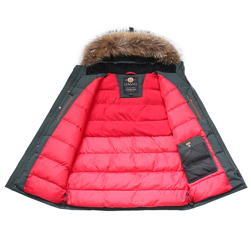 Ultra Warm Fur Collar Active Parka