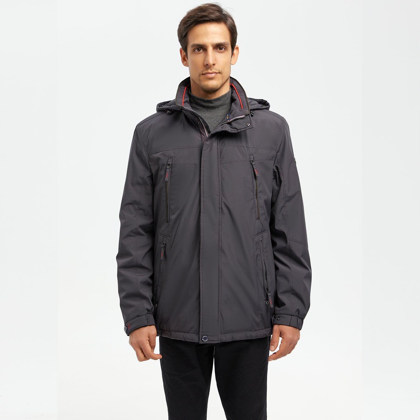 Hooded Insulated Active Jacket