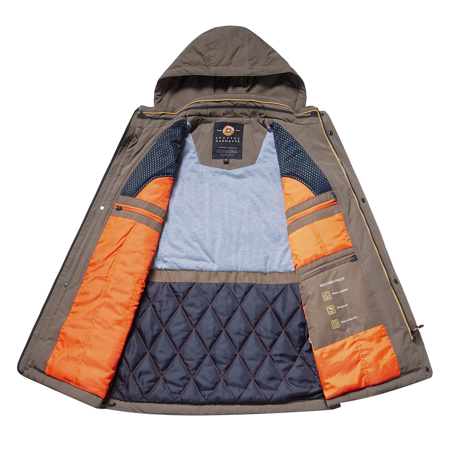 Weatherproof Multi-Functional Insulated Casual Jacket