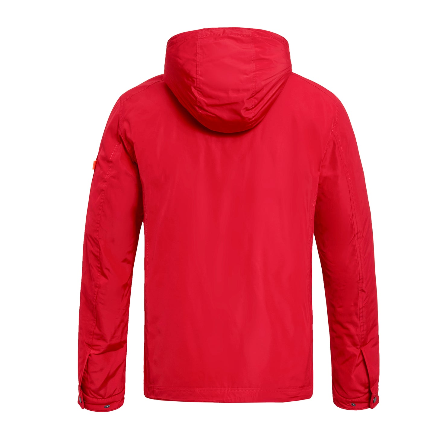 Detachable-Hooded Water And Wind Resistant Jacket