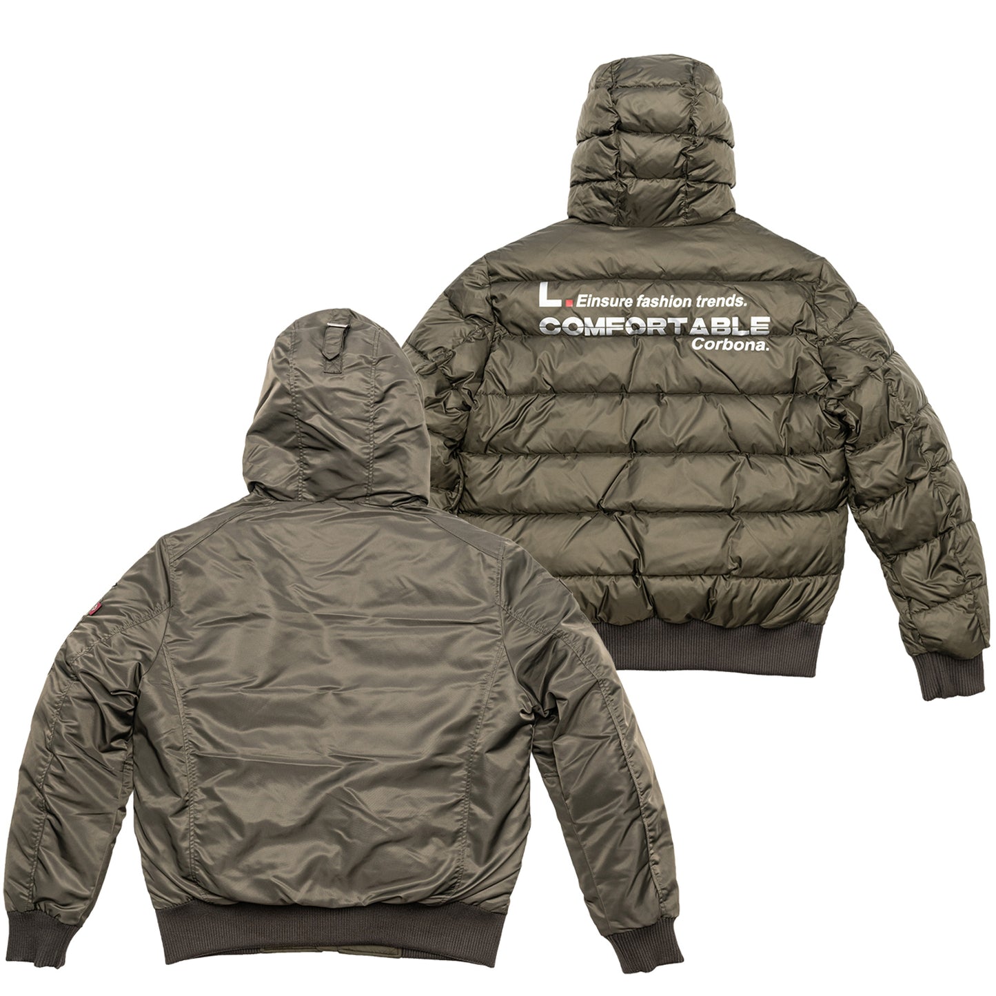 Double-sided Wearing Military Padded Bomber Jacket