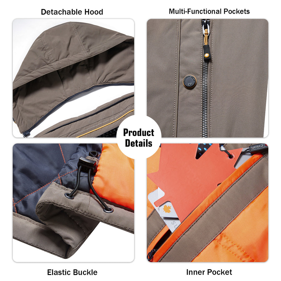Weatherproof Multi-Functional Insulated Casual Jacket