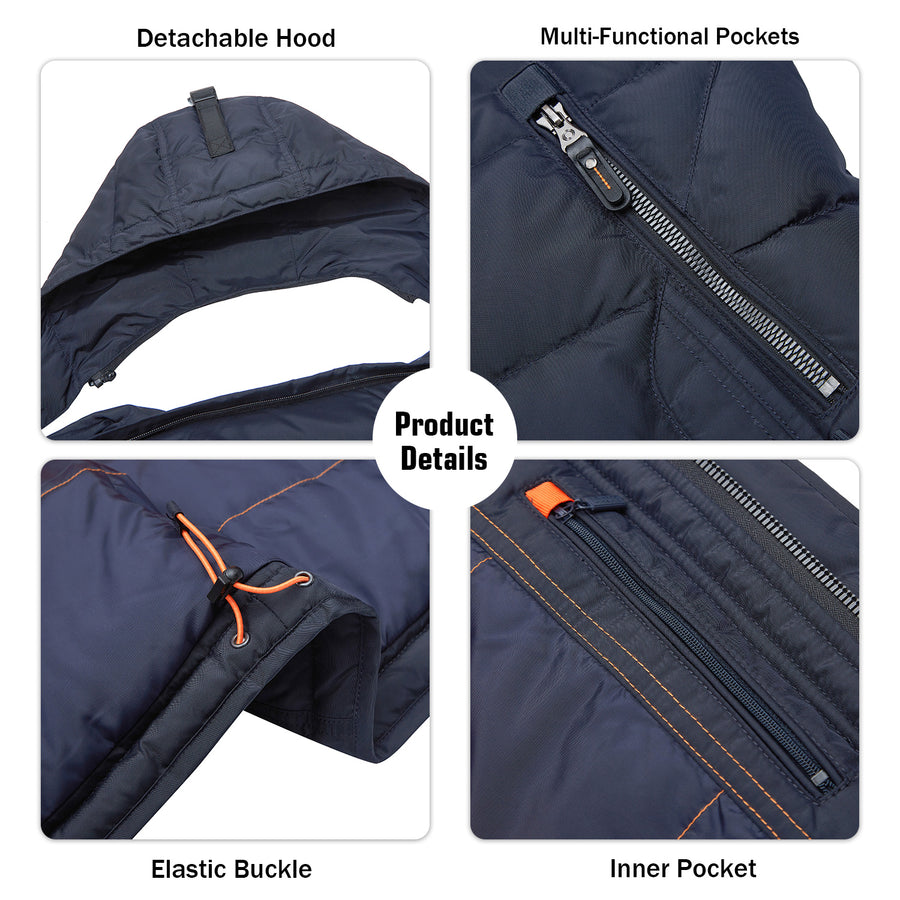 Ультра теплая активная ватная куртка со встроенным термометром